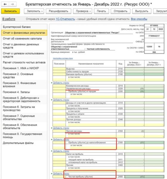 Выручки нет, а расходы есть: как составить отчетность в 1С Выручки нет, а расходы есть: как составить отчетность в 1С