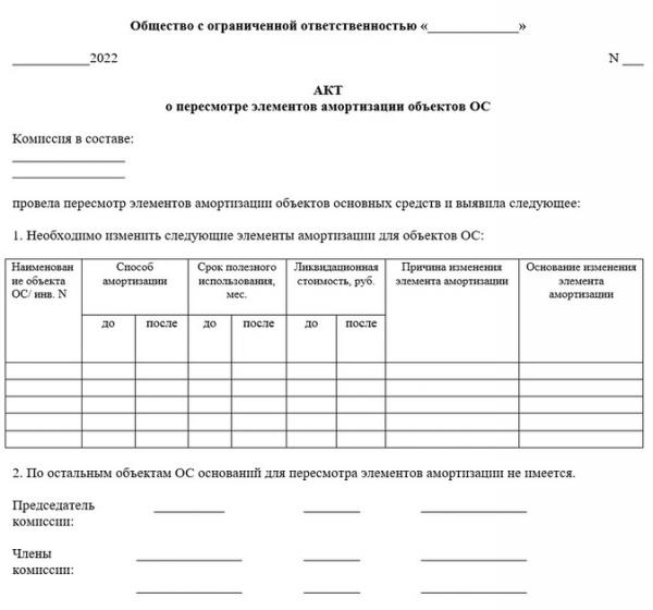 Пересмотр срока полезного использования основного средства при применении ФСБУ 6/2020 в 1С: Бухгалтерии предприятия, ред. 3.0