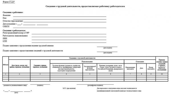 Какие сведения о трудовой деятельности выдают при увольнении Какие сведения о трудовой деятельности выдают при увольнении
